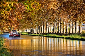 Le Canal du Midi (patrimoine mondial de l'UNESCO)-Hrault (34) Languedoc-Roussillon